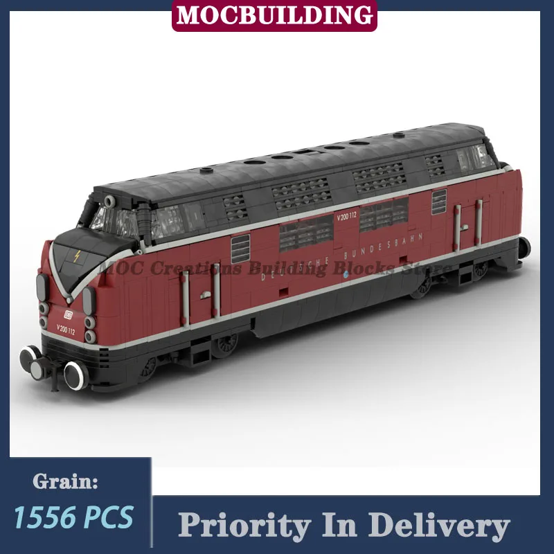 MOC City Diesel Locomotive Class V200 Model Building Blocks Transport Electric Trains Railway Collection Toys Gifts
MOC City Diesel Locomotive Class V200 Model Building Blocks Transport Electric Trains Railway Collection Toys Gifts