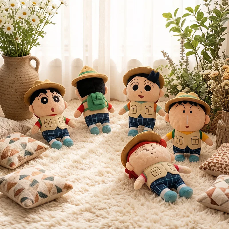 Crayon Shin Chan Friends Plush Set Camping Outfit Anime Character Stuffed Doll Soft Fluffy Plushie Birthday Gift Bedroom Decor
Crayon Shin Chan Friends Plush Set Camping Outfit Anime Character Stuffed Doll Soft Fluffy Plushie Birthday Gift Bedroom Decor