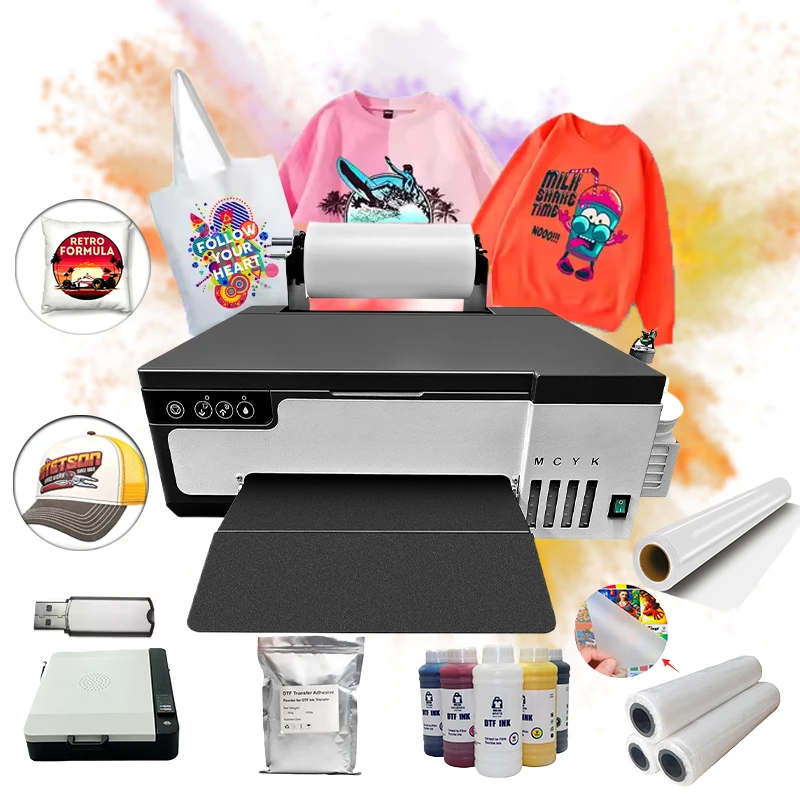 A4 DTF Printer XP600 PET Film T Shirt Textile Printing Machine Digital DTF Print PET Film DTG Printer XP600 A4 DTF Printer 
A4 DTF Printer XP600 PET Film T Shirt Textile Printing Machine Digital DTF Print PET Film DTG Printer XP600 A4 DTF Printer