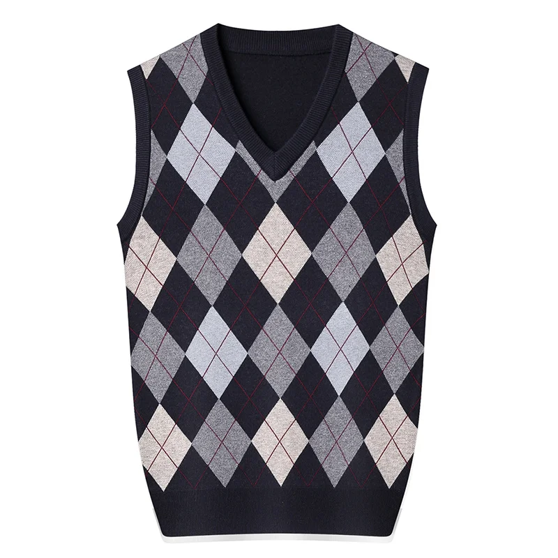 Top Grade 6.5% Wool Men Knitted Vest Spring Autumn New Business Casual Classic Fashion Argyle Sleeveless
Top Grade 6.5% Wool Men Knitted Vest Spring Autumn New Business Casual Classic Fashion Argyle Sleeveless