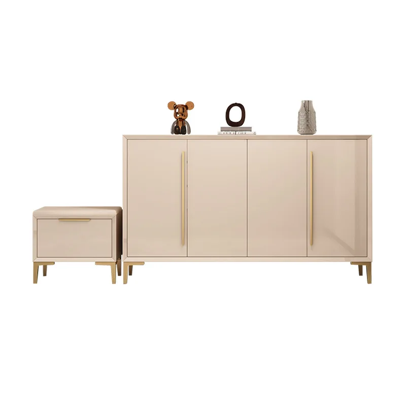 Light luxury household entry porch balcony outer partition large capacity storage modern simple shoe cabinet
Light luxury household entry porch balcony outer partition large capacity storage modern simple shoe cabinet
