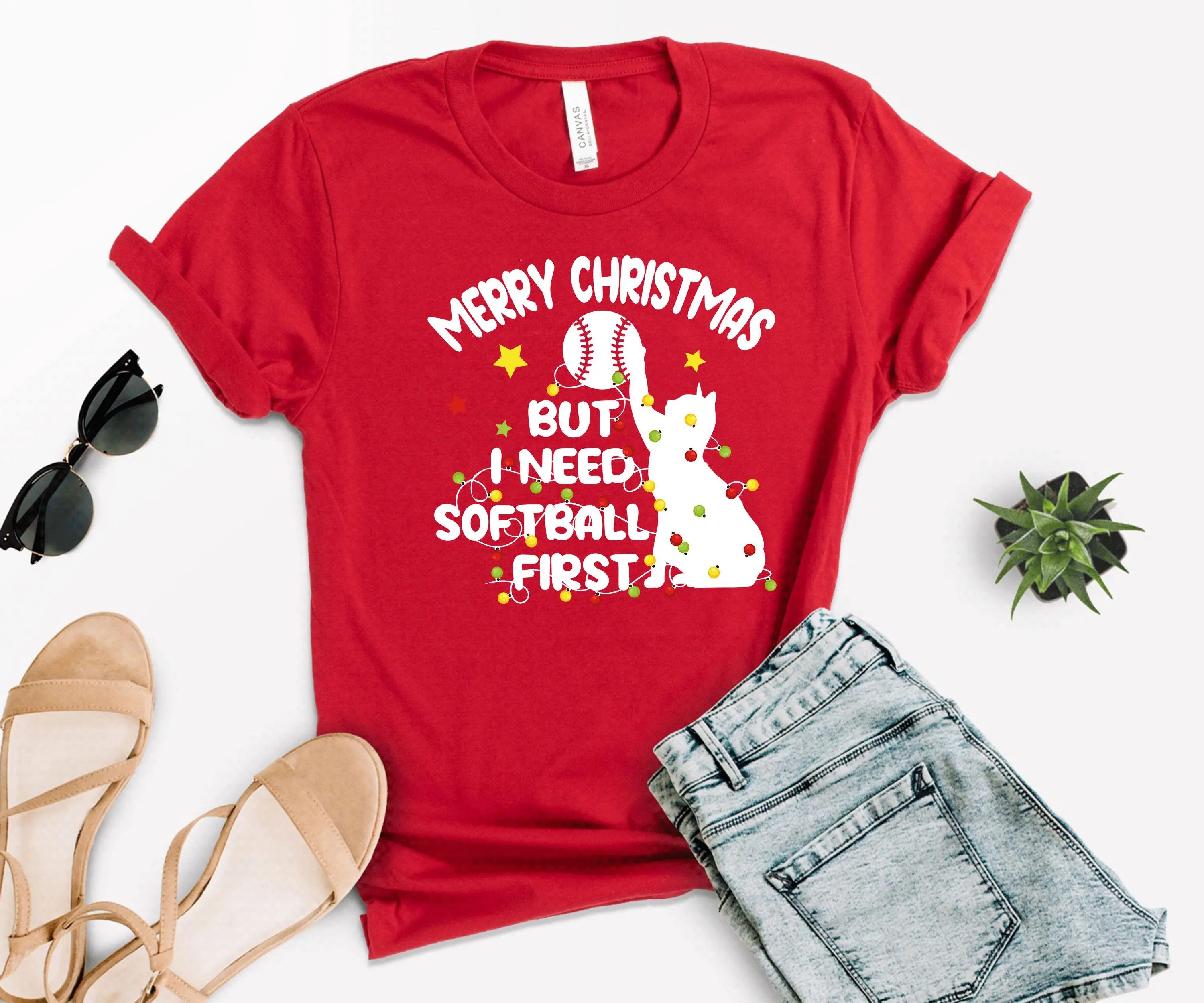Рождественская футболка с мячом для софтбола, легкая спортивная футболка Санты, милый любовник, забавное Рождество
Рождественская футболка с мячом для софтбола, легкая спортивная футболка Санты, милый любовник, забавное Рождество