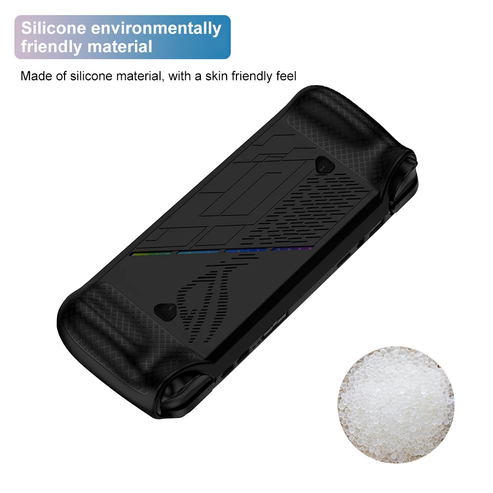 Силиконовый защитный чехол для игровых портативных консолей, противоскользящий, устойчивый к царапинам, пылезащитный, для ASUS ROG Ally X.
Силиконовый защитный чехол для игровых портативных консолей, противоскользящий, устойчивый к царапинам, пылезащитный, для ASUS ROG Ally X.