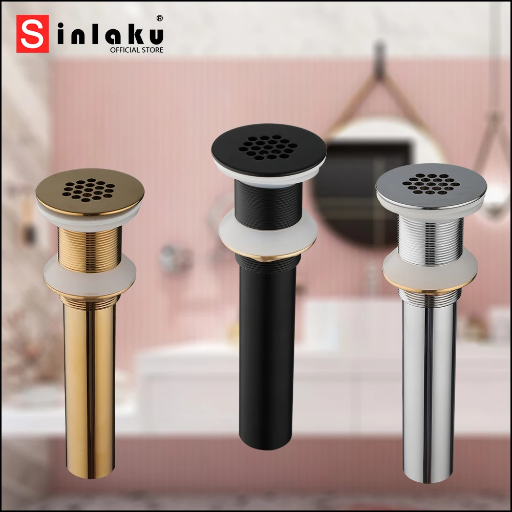 SINLAKU Bathroom Accessories Direct Flow Sewer Drain Stainless Steel Strainer Floor Drain Plug Washbasin Drain Set Bathtub Drain
SINLAKU Bathroom Accessories Direct Flow Sewer Drain Stainless Steel Strainer Floor Drain Plug Washbasin Drain Set Bathtub Drain