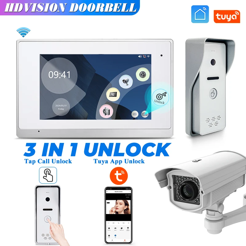 Special Offer Tuya Wifi 1080P Smart Video Doorbell Smart Home Video Doorbell 3 In 1 Unlock
Special Offer Tuya Wifi 1080P Smart Video Doorbell Smart Home Video Doorbell 3 In 1 Unlock