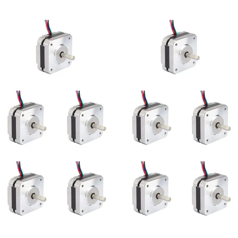 B84B-10X 17Hs08-1004S 4-Lead Nema 17 Stepper Motor 20Mm 1A 13Ncm(18.4Oz.In) 42 Motor Nema17 Stepper
B84B-10X 17Hs08-1004S 4-Lead Nema 17 Stepper Motor 20Mm 1A 13Ncm(18.4Oz.In) 42 Motor Nema17 Stepper
