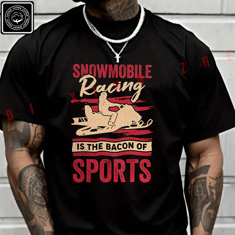 Snowmobile Racing Design Moto T Shirt Men's Cotton Casual Fashion Short Sleeved Round Neck T-shirt Tee
Snowmobile Racing Design Moto T Shirt Men's Cotton Casual Fashion Short Sleeved Round Neck T-shirt Tee