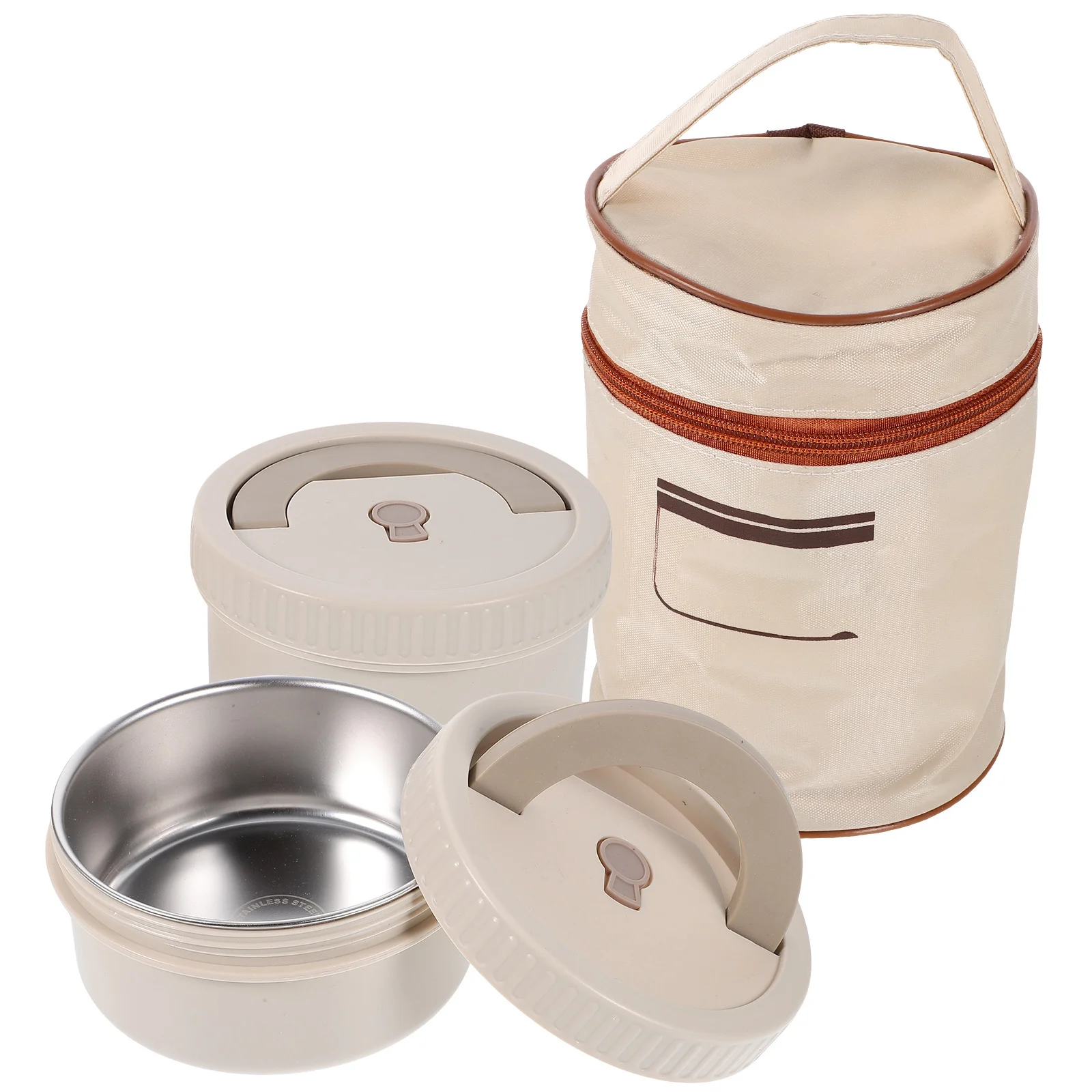 1 Set Of Portable Insulated Soup Bowl Reusable Stainless Steel Leak-Proof Bento Box For Rice Noodles Ramen Lunch Travel Food
1 Set Of Portable Insulated Soup Bowl Reusable Stainless Steel Leak-Proof Bento Box For Rice Noodles Ramen Lunch Travel Food