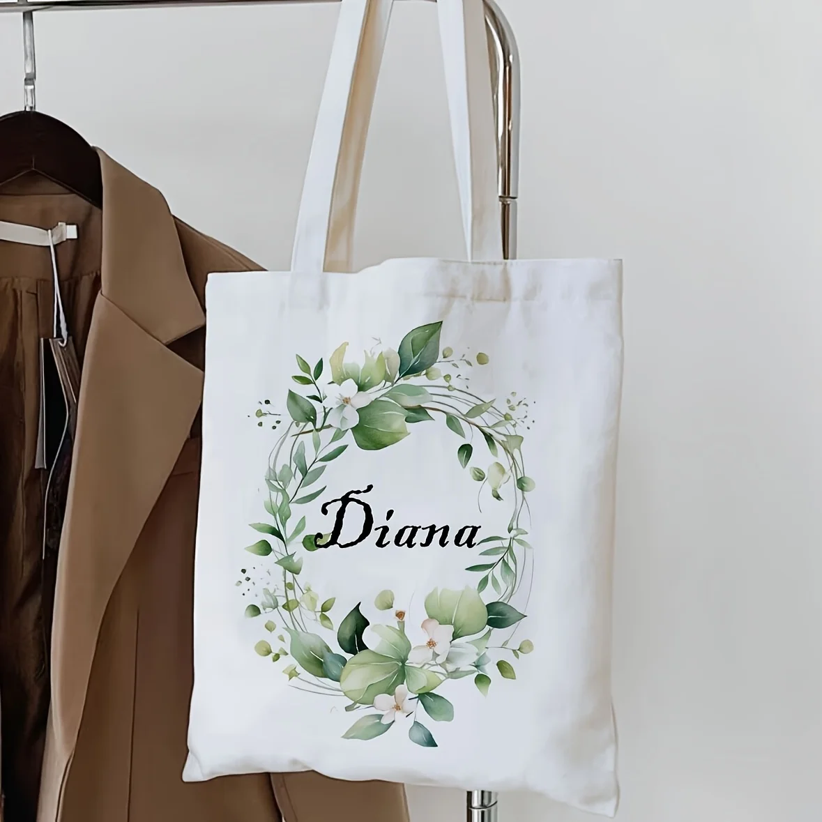 Personalized Teacher Tote Bags Featuring Custom Names And Floral Designs, Foldable And Fade-Resistant Canvas Shoulder Bags
Personalized Teacher Tote Bags Featuring Custom Names And Floral Designs, Foldable And Fade-Resistant Canvas Shoulder Bags