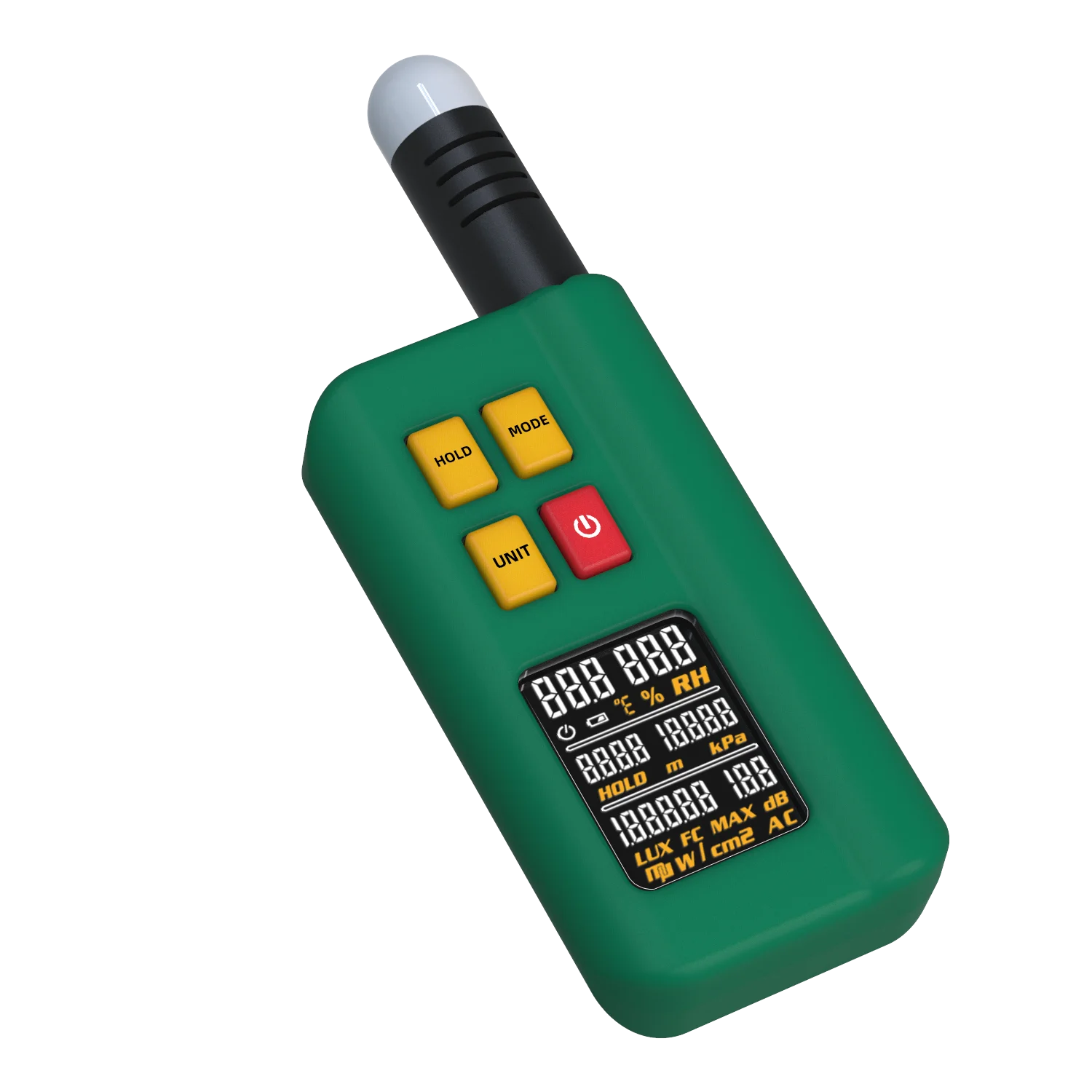 BSIDE GX1 Digital Barometer Multifunctional Tester for Temperature Humidity Light Noise and Altitude Measurement