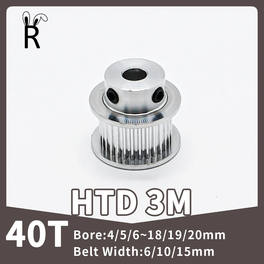 40 Teeth HTD 3M Belt Pulley Synchronous Wheels Bore 5/6/7~18/19/20mm Teeth Width 6/10/15mm CNC Gears 40T Timing Pulley 3M Pulley
40 Teeth HTD 3M Belt Pulley Synchronous Wheels Bore 5/6/7~18/19/20mm Teeth Width 6/10/15mm CNC Gears 40T Timing Pulley 3M Pulley