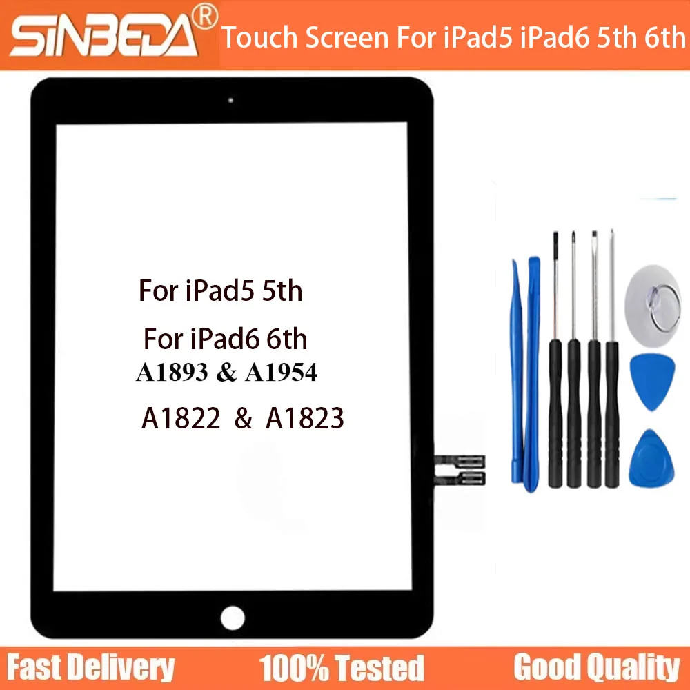 LCD Outer Touch Screen For iPad5 iPad6 5th 6th 2017 2018 A1822 A1823 A1893 A1954 Touch Screen Digitizer Sensor Outer Glass Panel
LCD Outer Touch Screen For iPad5 iPad6 5th 6th 2017 2018 A1822 A1823 A1893 A1954 Touch Screen Digitizer Sensor Outer Glass Panel