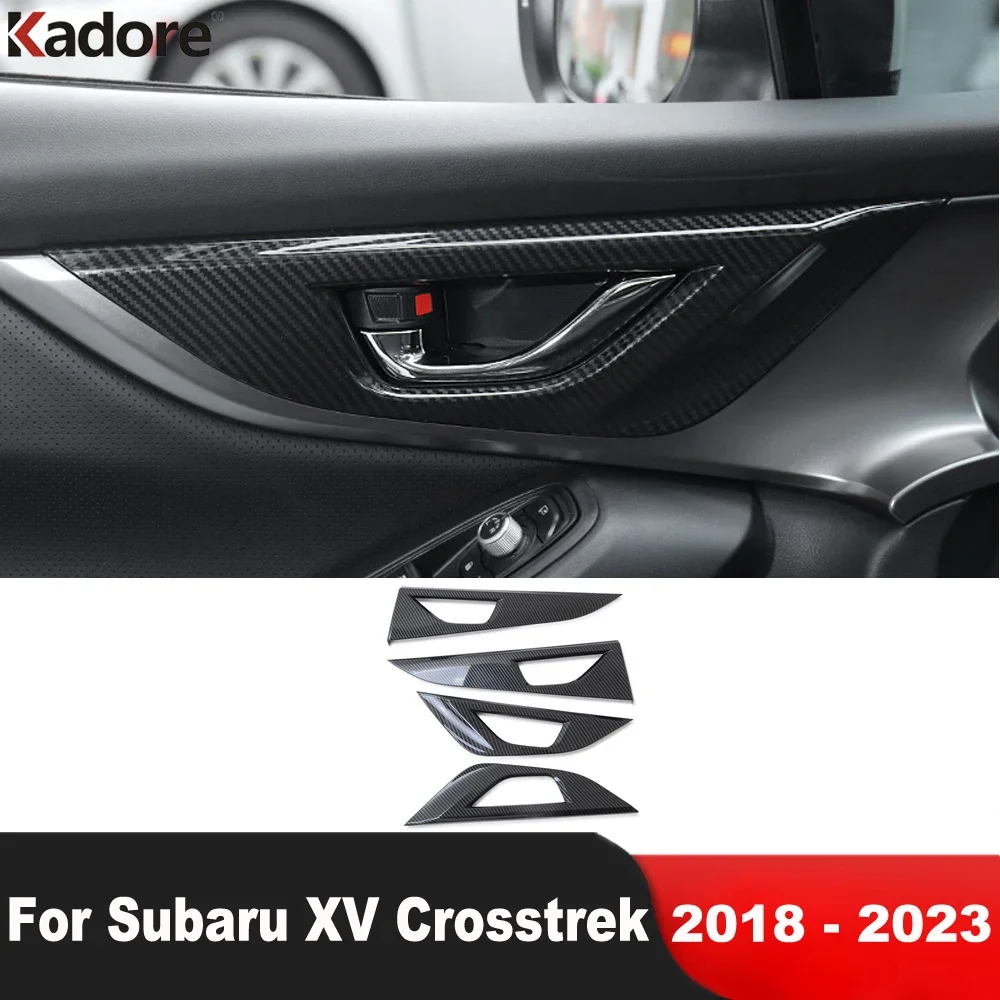 Автомобильная внутренняя дверная ручка, чаша, накладка на чашку для Subaru Crosstrek SUV 2018-2021 2022 2023, аксессуары для интерьера из углеродного волокна
Автомобильная внутренняя дверная ручка, чаша, накладка на чашку для Subaru Crosstrek SUV 2018-2021 2022 2023, аксессуары для интерьера из углеродного волокна