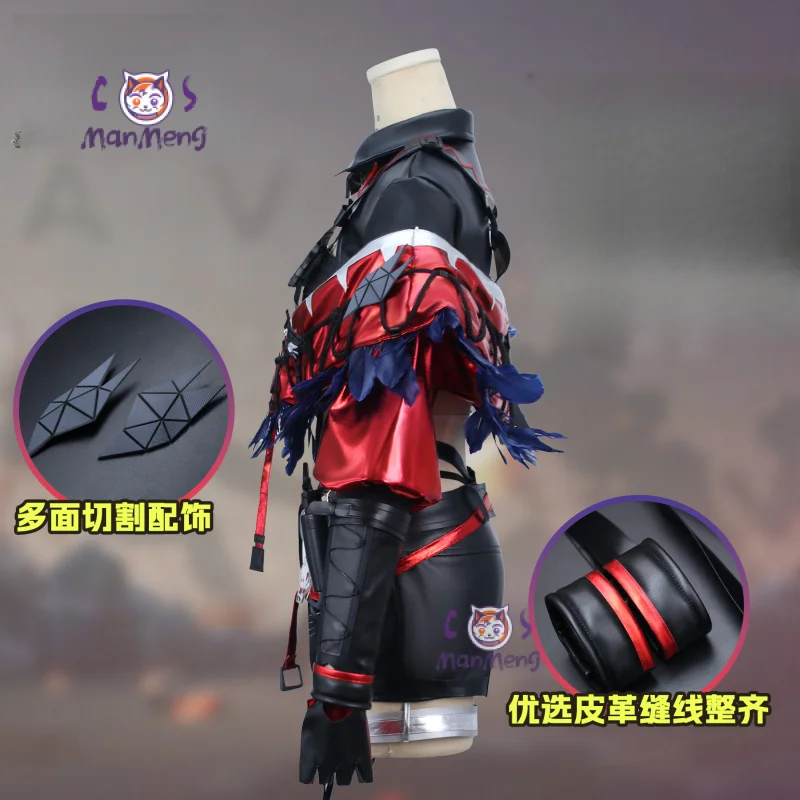Game Delta Force Arknights Hackclaw Cosplay Costume Mai Xiaowen Coat strapless shorts mask prop Halloween fashion Woman uniform
Game Delta Force Arknights Hackclaw Cosplay Costume Mai Xiaowen Coat strapless shorts mask prop Halloween fashion Woman uniform