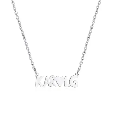 2023 heiße Karol g Halskette exquisite "Manana Sera Bonito Bichota Merch" Edelstahl Anhänger Frauen Mädchen Schmuck