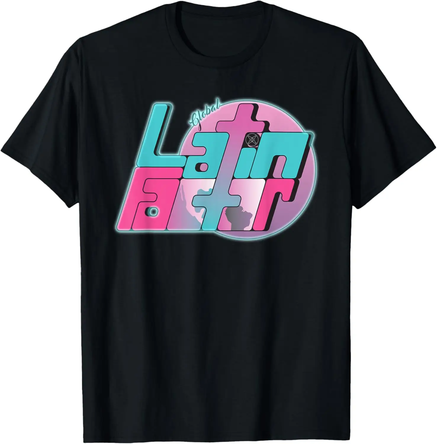 Многоцветная футболка в стиле ретро The Global Latin Factor 
Многоцветная футболка в стиле ретро The Global Latin Factor