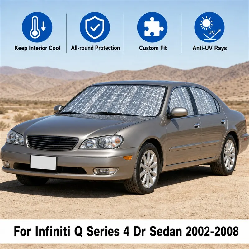 For Infiniti Q Series 4 Dr Sedan 2002-2008 Full Set Car Window Sunshades UV Block Privacy Heat Insulated Foldable Car Curtain
For Infiniti Q Series 4 Dr Sedan 2002-2008 Full Set Car Window Sunshades UV Block Privacy Heat Insulated Foldable Car Curtain