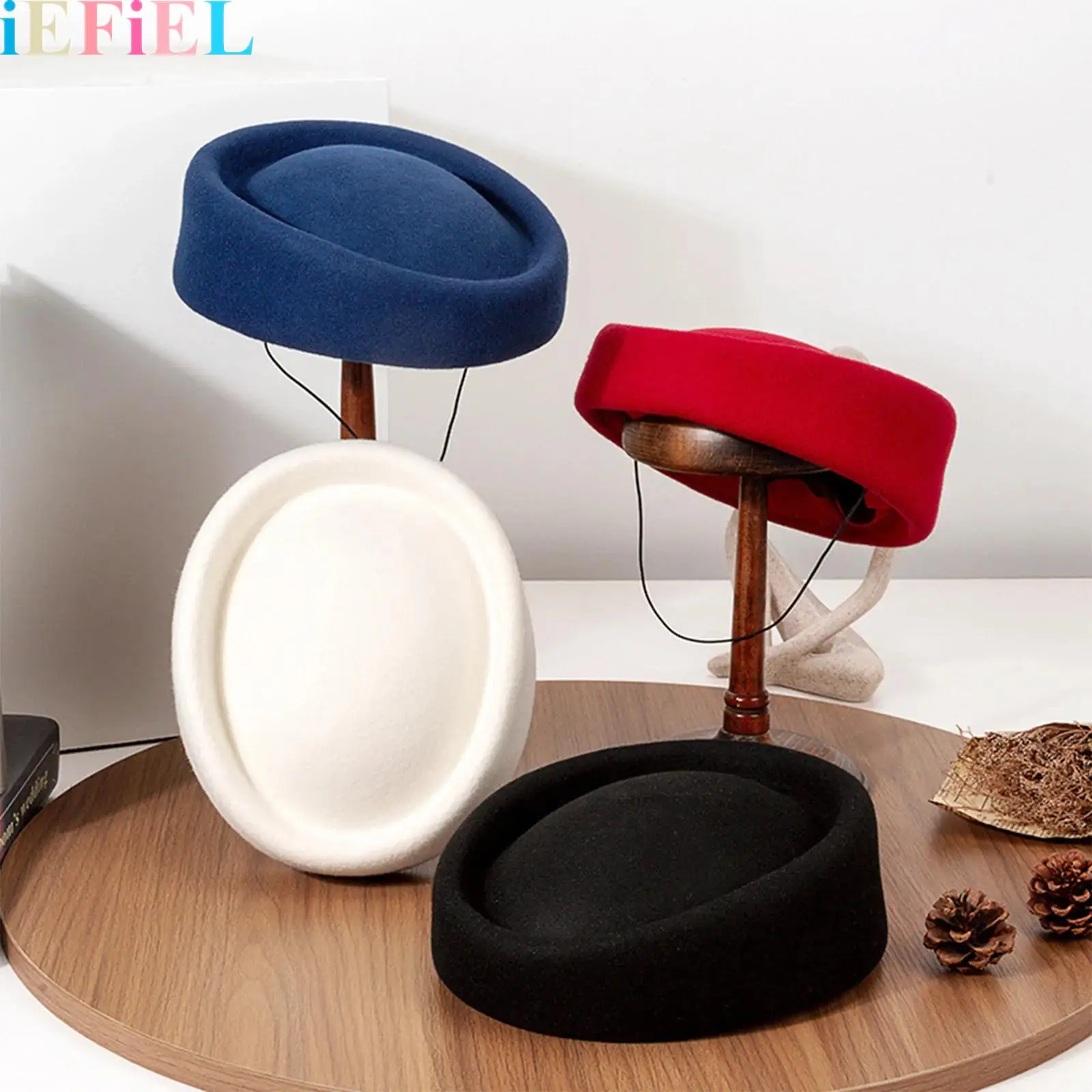 1 шт. Женский шерстяной берет, элегантная фетровая шляпа-федора однотонного цвета для женщин, для свадьбы, церкви, повседневной носки
1 шт. Женский шерстяной берет, элегантная фетровая шляпа-федора однотонного цвета для женщин, для свадьбы, церкви, повседневной носки