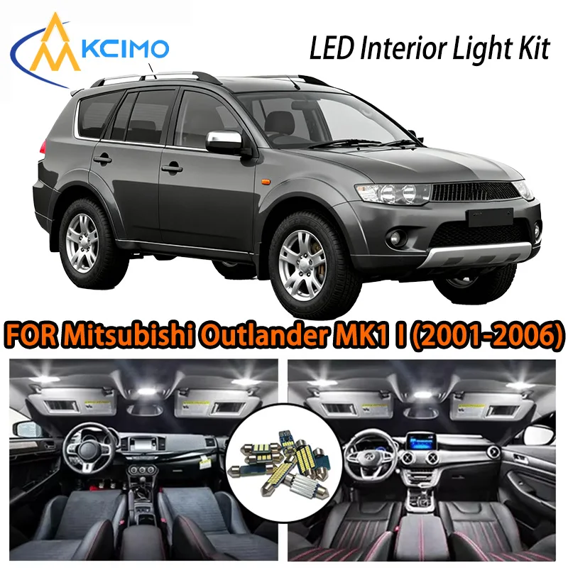 KCIMO For Mitsubishi Outlander MK1 I 2001-2006 Car LED Lights, Classic SUV Comfort, 2 Colors, Premium Quality, Daily Use
KCIMO For Mitsubishi Outlander MK1 I 2001-2006 Car LED Lights, Classic SUV Comfort, 2 Colors, Premium Quality, Daily Use