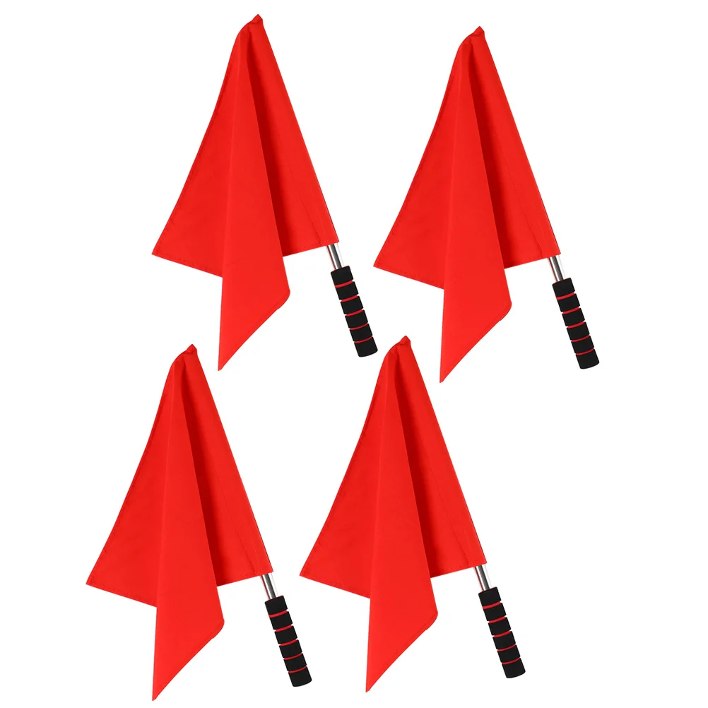 4 шт. сигнальный флаг, легкая, удобная для переноски, красная ткань с ручкой из нержавеющей стали для гонок, футбольного судьи, предупреждение, портативный
4 шт. сигнальный флаг, легкая, удобная для переноски, красная ткань с ручкой из нержавеющей стали для гонок, футбольного судьи, предупреждение, портативный