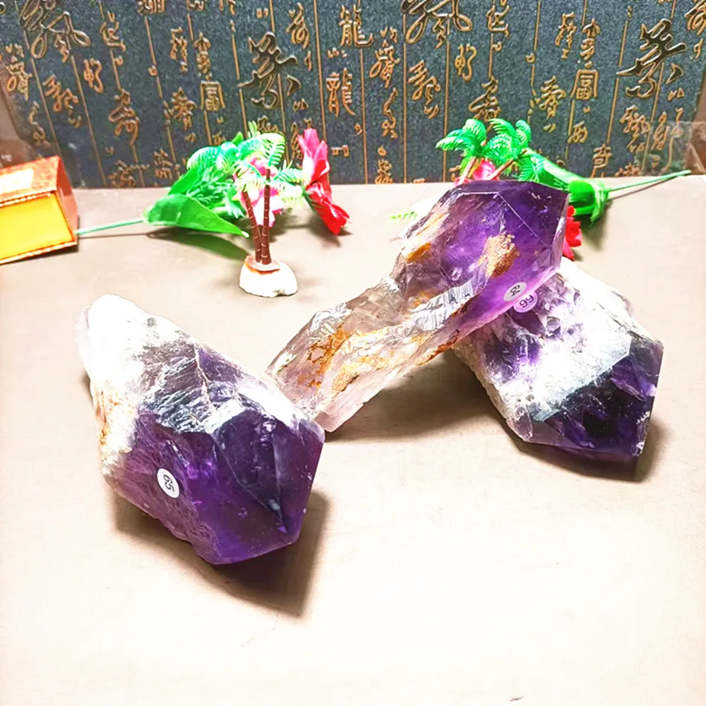 Натуральный кристалл бразильского кварца, аметист, точечная терапия, лечение образцов, украшение для дома
Натуральный кристалл бразильского кварца, аметист, точечная терапия, лечение образцов, украшение для дома