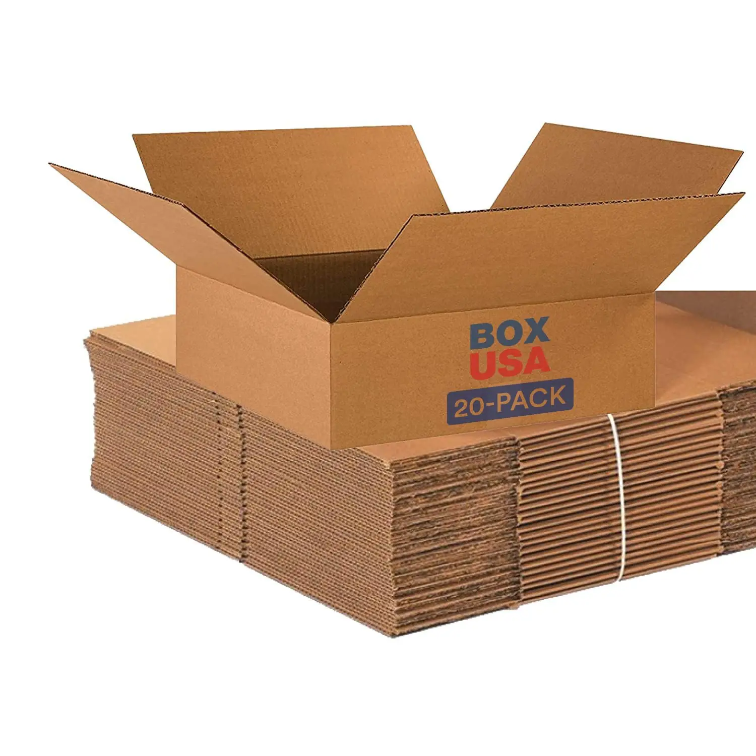 Corrugated Cardboard Boxes 18x18x6, Flat Pack of 20 for Moving, Shipping, Storage
Corrugated Cardboard Boxes 18x18x6, Flat Pack of 20 for Moving, Shipping, Storage
