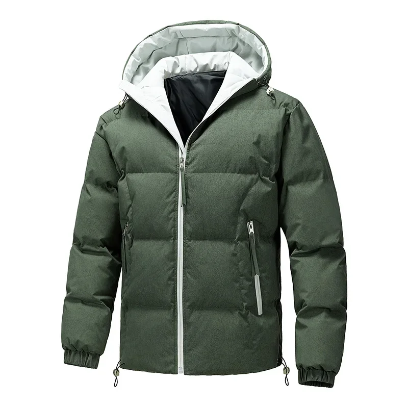 Thickened Windproof Outdoor Men Solid Comfortable Warm Jacket Male Streetwear Cotton Coats Fashion Men Winter Warm Hooded Parkas
Thickened Windproof Outdoor Men Solid Comfortable Warm Jacket Male Streetwear Cotton Coats Fashion Men Winter Warm Hooded Parkas