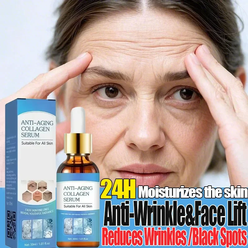 Wrinkle Removal Serum Lightening Forehead Fine Lines Repair Tighten Nourishing Brightening Collagen Anti Aging Collagen Essence
Wrinkle Removal Serum Lightening Forehead Fine Lines Repair Tighten Nourishing Brightening Collagen Anti Aging Collagen Essence