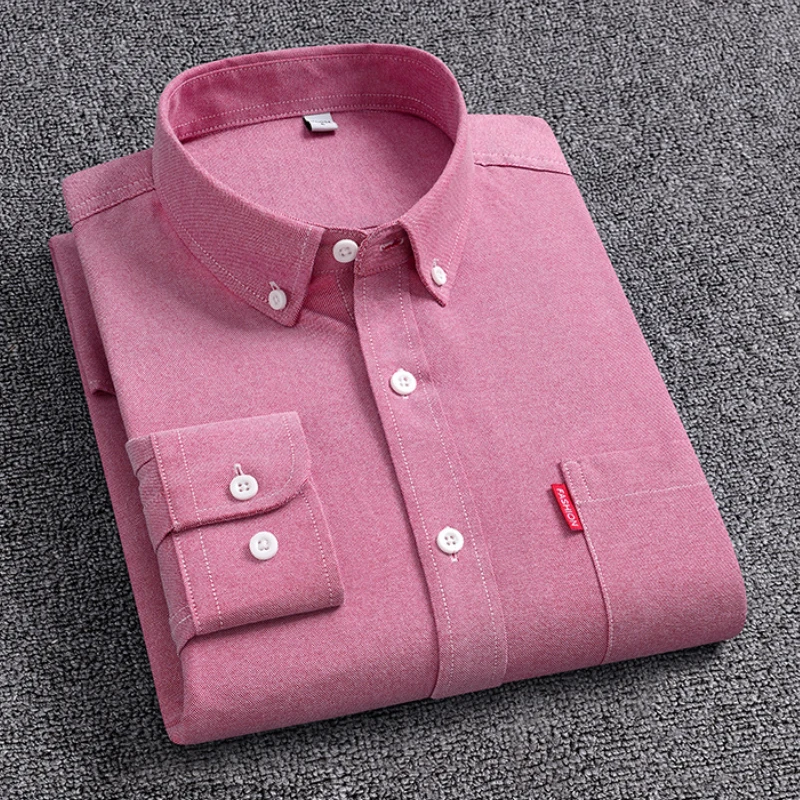5XL Оксфорд 100% хлопок Мужские рубашки с длинным рукавом Однотонная рубашка обычного кроя для мужчин Повседневная карманная социальная рубашка с длинным рукавом
5XL Оксфорд 100% хлопок Мужские рубашки с длинным рукавом Однотонная рубашка обычного кроя для мужчин Повседневная карманная социальная рубашка с длинным рукавом