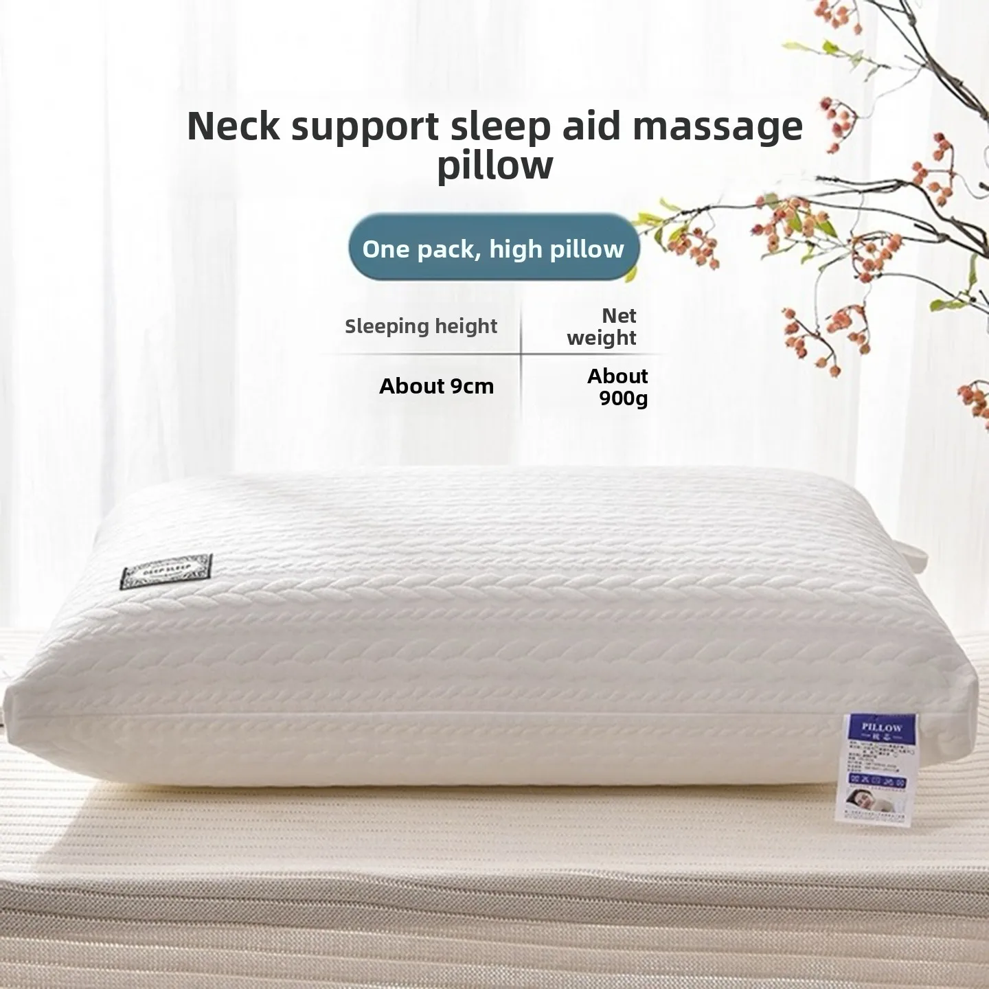 2026 New Neck Support Massage Pillow Pair of Non-Sagging Sleep Aid Adult Student Special Pillow Core Rectangular Polyester Fiber
2026 New Neck Support Massage Pillow Pair of Non-Sagging Sleep Aid Adult Student Special Pillow Core Rectangular Polyester Fiber