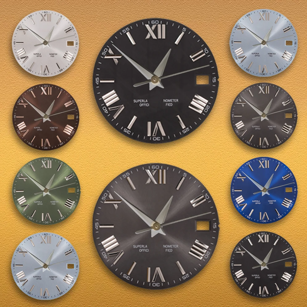SEI S Logo 28.5mm Rome Sunray Dial Fit NH35/NH36 Movements Watches for men Watch Modification Accessories Repair Parts
SEI S Logo 28.5mm Rome Sunray Dial Fit NH35/NH36 Movements Watches for men Watch Modification Accessories Repair Parts