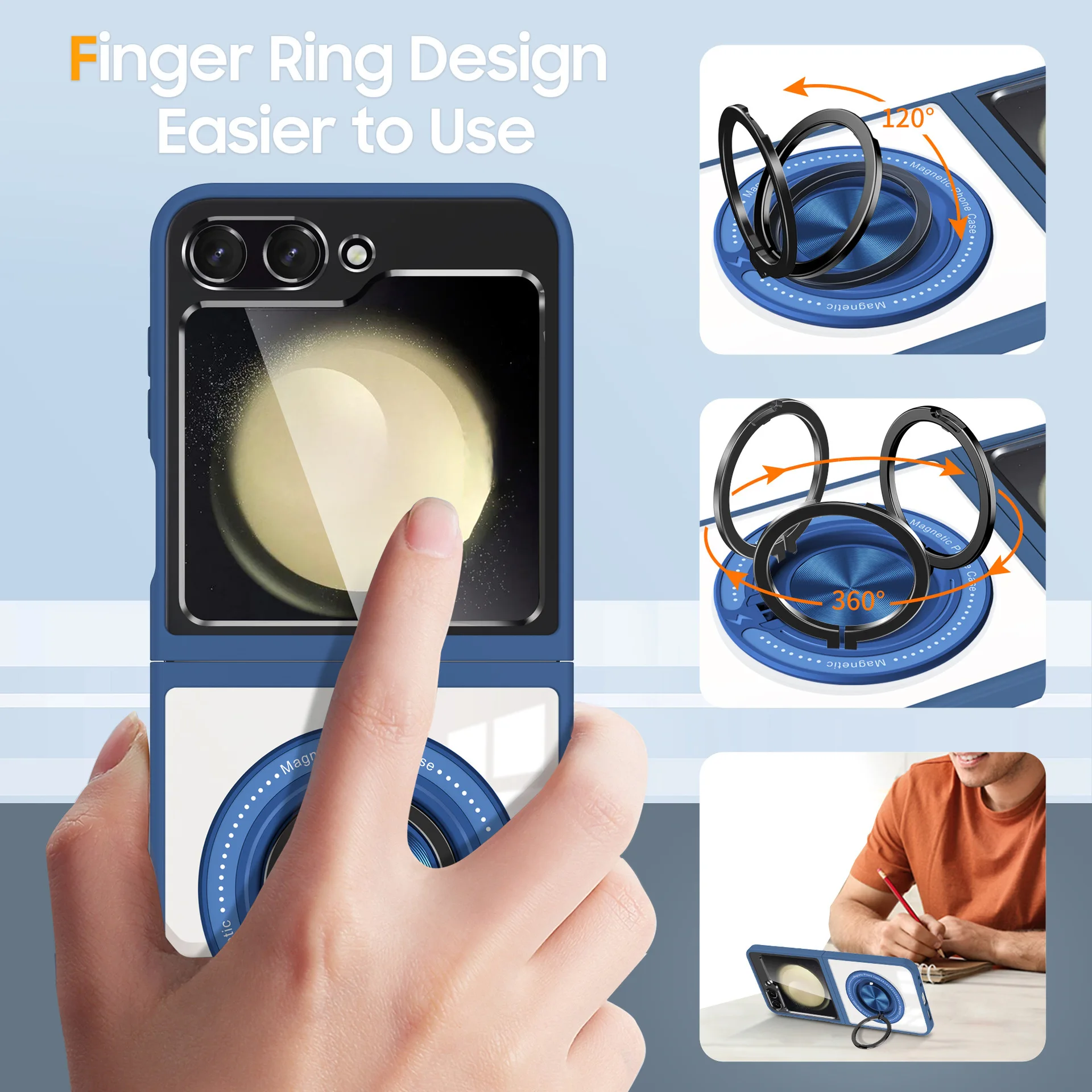 2024 Magnetic Case for Samsung Galaxy Z Flip 5 5G Wireless charging Holder Fashion TPU+PC Cover Anti-knock Cases for Flip5
2024 Magnetic Case for Samsung Galaxy Z Flip 5 5G Wireless charging Holder Fashion TPU+PC Cover Anti-knock Cases for Flip5