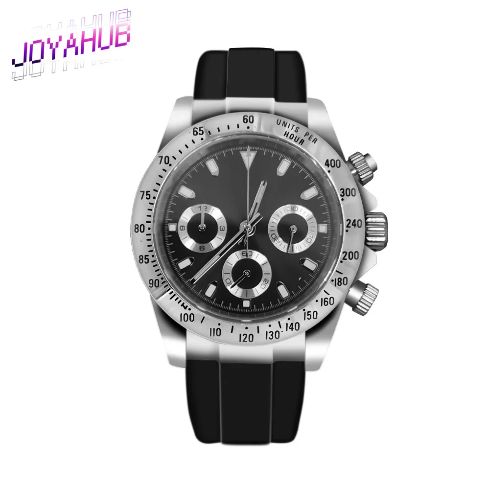 Customized LOGO Fashion Men's Quartz Watch Chronograph 39mm Stainless Steel Case Sapphire Glass+Rubber Strap VK63 Movement Gift
Customized LOGO Fashion Men's Quartz Watch Chronograph 39mm Stainless Steel Case Sapphire Glass+Rubber Strap VK63 Movement Gift
