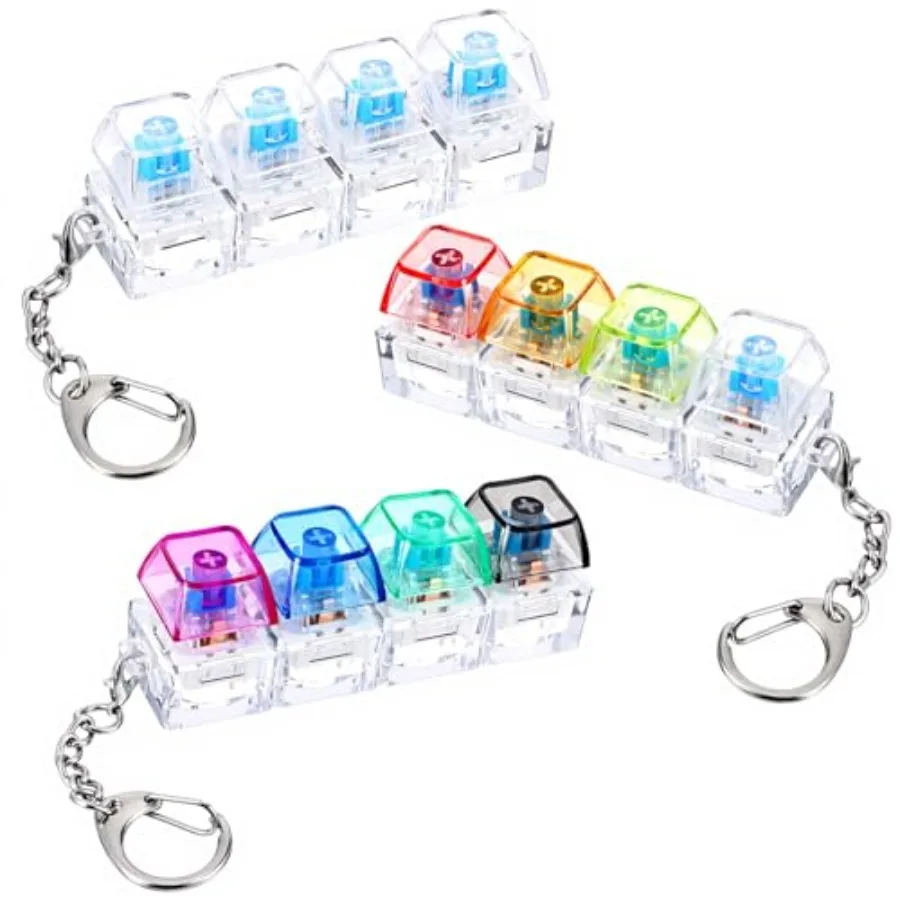 3Pcs Keyboard Fidget Toy, Keyboard Fidget Keychain 4-in-1 Keyboards Decompression Button Finger Clicker Toys, Sensory Fun Toys
3Pcs Keyboard Fidget Toy, Keyboard Fidget Keychain 4-in-1 Keyboards Decompression Button Finger Clicker Toys, Sensory Fun Toys