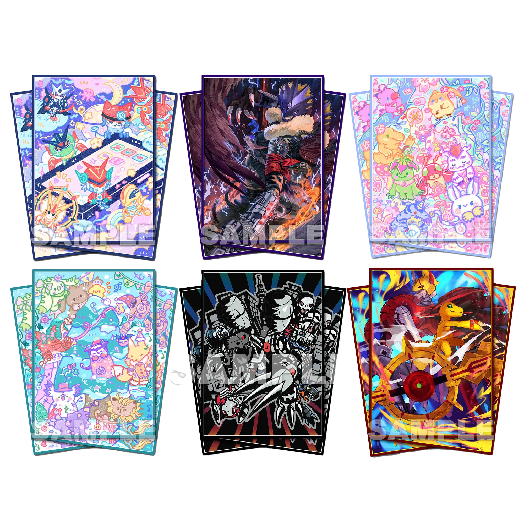 67X92Mm 60Pcs/set Diy Digimon Beelzebumon Gallantmon Card Sleeve Color Flash Dtcg Angewomon Card Protection Cover Gift Toys
67X92Mm 60Pcs/set Diy Digimon Beelzebumon Gallantmon Card Sleeve Color Flash Dtcg Angewomon Card Protection Cover Gift Toys