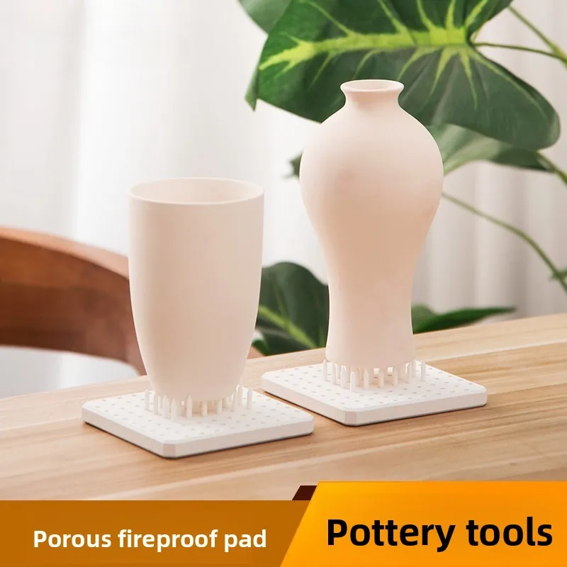 Pottery Kiln Support Nails Porous Refractory Mat Anti-Sticking Glaze Tools for Ceramic Full Glaze Hanging Firing DIY
Pottery Kiln Support Nails Porous Refractory Mat Anti-Sticking Glaze Tools for Ceramic Full Glaze Hanging Firing DIY