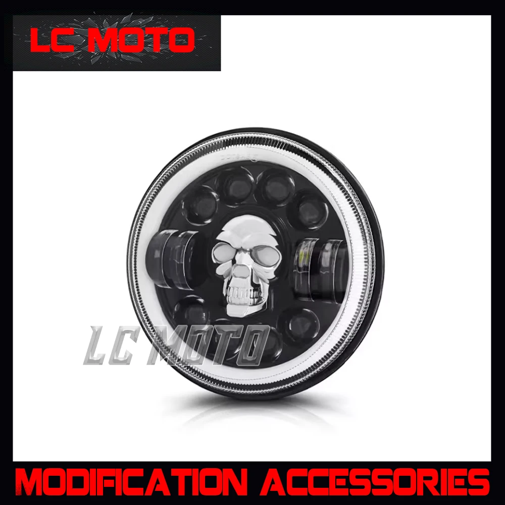 Motorcycle Retro Headlight Assembly LDE Retro Round Light Headlight Modification Accessories For QJMOTO SRV 600V SRV600
Motorcycle Retro Headlight Assembly LDE Retro Round Light Headlight Modification Accessories For QJMOTO SRV 600V SRV600