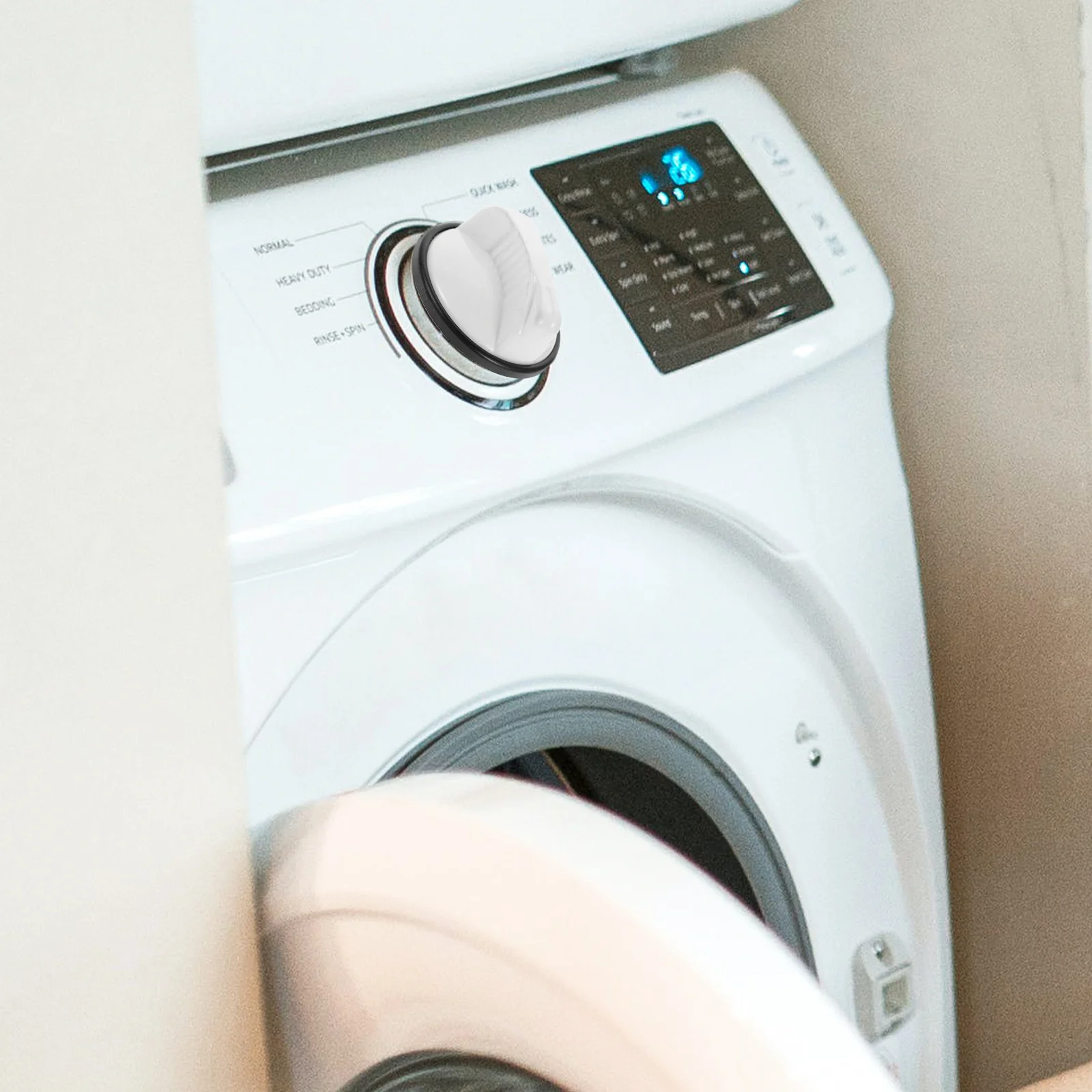 4Pcs Washing Machine Control Knob Replacement Universal Plastic Timer Knob Strong Grip for Laundry Appliance Repair
4Pcs Washing Machine Control Knob Replacement Universal Plastic Timer Knob Strong Grip for Laundry Appliance Repair