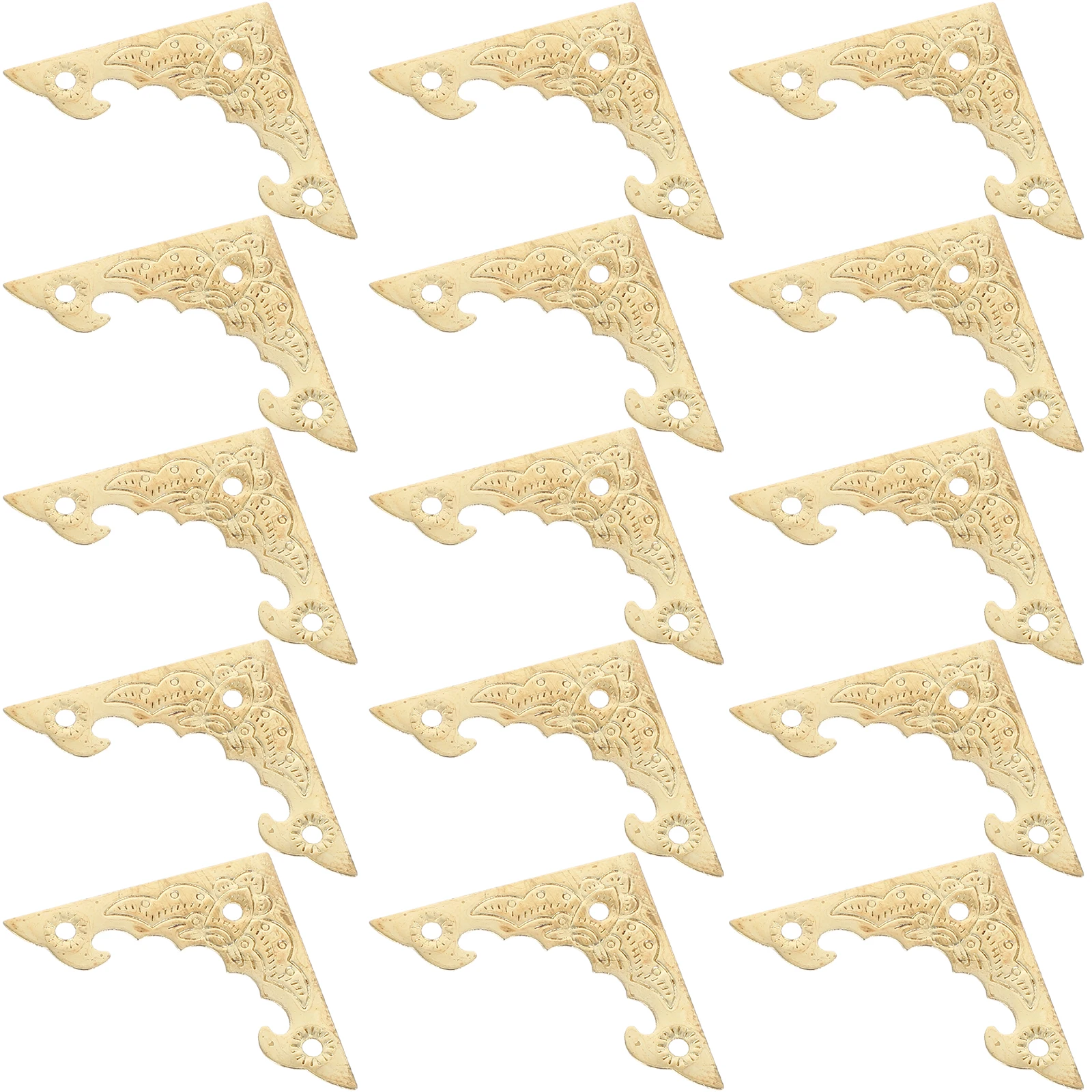 100Pcs Decorative Corner Brackets Vintage Metal Corner Protectors for Wooden Boxes Jewelry Box Style
100Pcs Decorative Corner Brackets Vintage Metal Corner Protectors for Wooden Boxes Jewelry Box Style