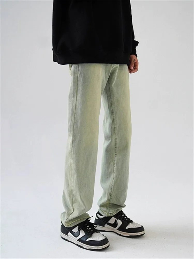 Retro Waed Spring Autumn Men's Casual Jeans mid Waist Long Pants Straight Leg Loose Fit Youth Trend Wear Resistant
Retro Waed Spring Autumn Men's Casual Jeans mid Waist Long Pants Straight Leg Loose Fit Youth Trend Wear Resistant