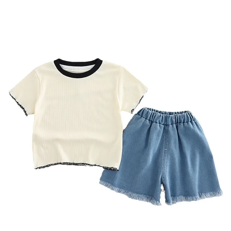 New Summer Baby Clothes Suit Children Girls T-Shirt Shorts 2Pcs/Sets Infant Clothing Set Casual Toddler Costume Kids Tracksuits
New Summer Baby Clothes Suit Children Girls T-Shirt Shorts 2Pcs/Sets Infant Clothing Set Casual Toddler Costume Kids Tracksuits