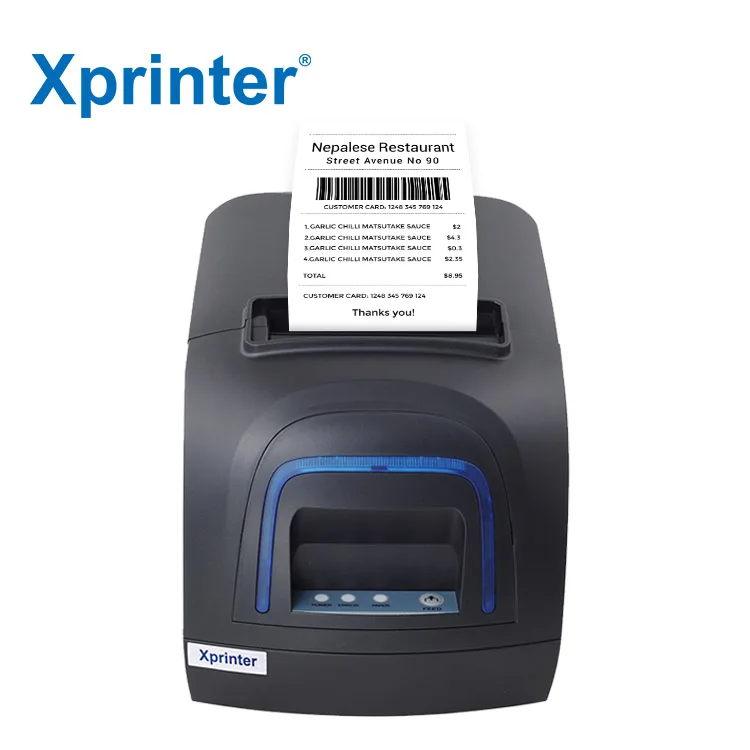Xprinter XP-A300M Pos Printer 80 Mm Thermal Receipt Printer With Alarm for Restaurant Pos Thermal Ticket Printer