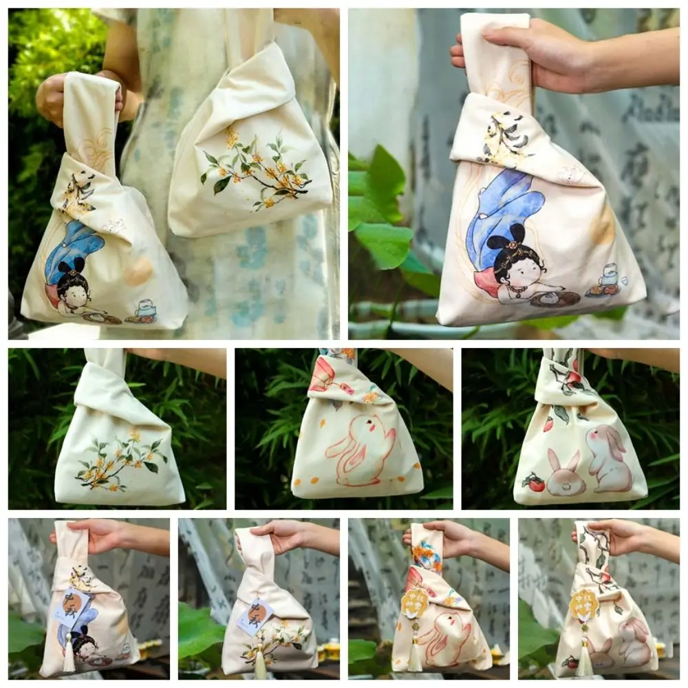 Pendant Tassel Knot Wrist Bag Pin Storage Purse New Chinese Style Handbag Osmanthus Flower Mythic Figure Chang'e
Pendant Tassel Knot Wrist Bag Pin Storage Purse New Chinese Style Handbag Osmanthus Flower Mythic Figure Chang'e