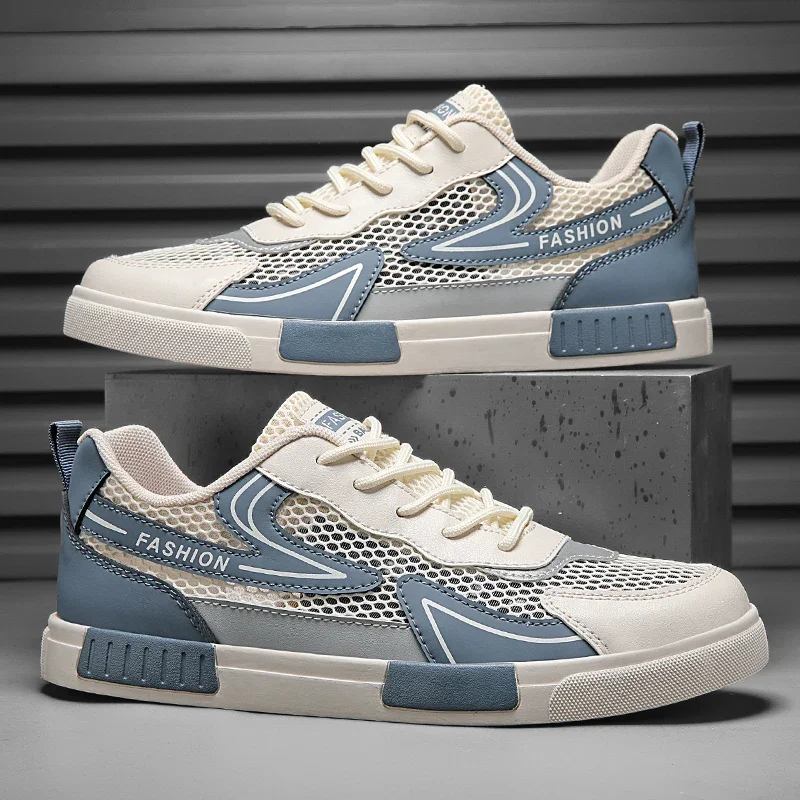 Large Size Single Mesh Breathable Men's Board Shoes Summer Light Hollow Running Shoes 2025 New Leisure Sports Men's Shoes
Large Size Single Mesh Breathable Men's Board Shoes Summer Light Hollow Running Shoes 2025 New Leisure Sports Men's Shoes