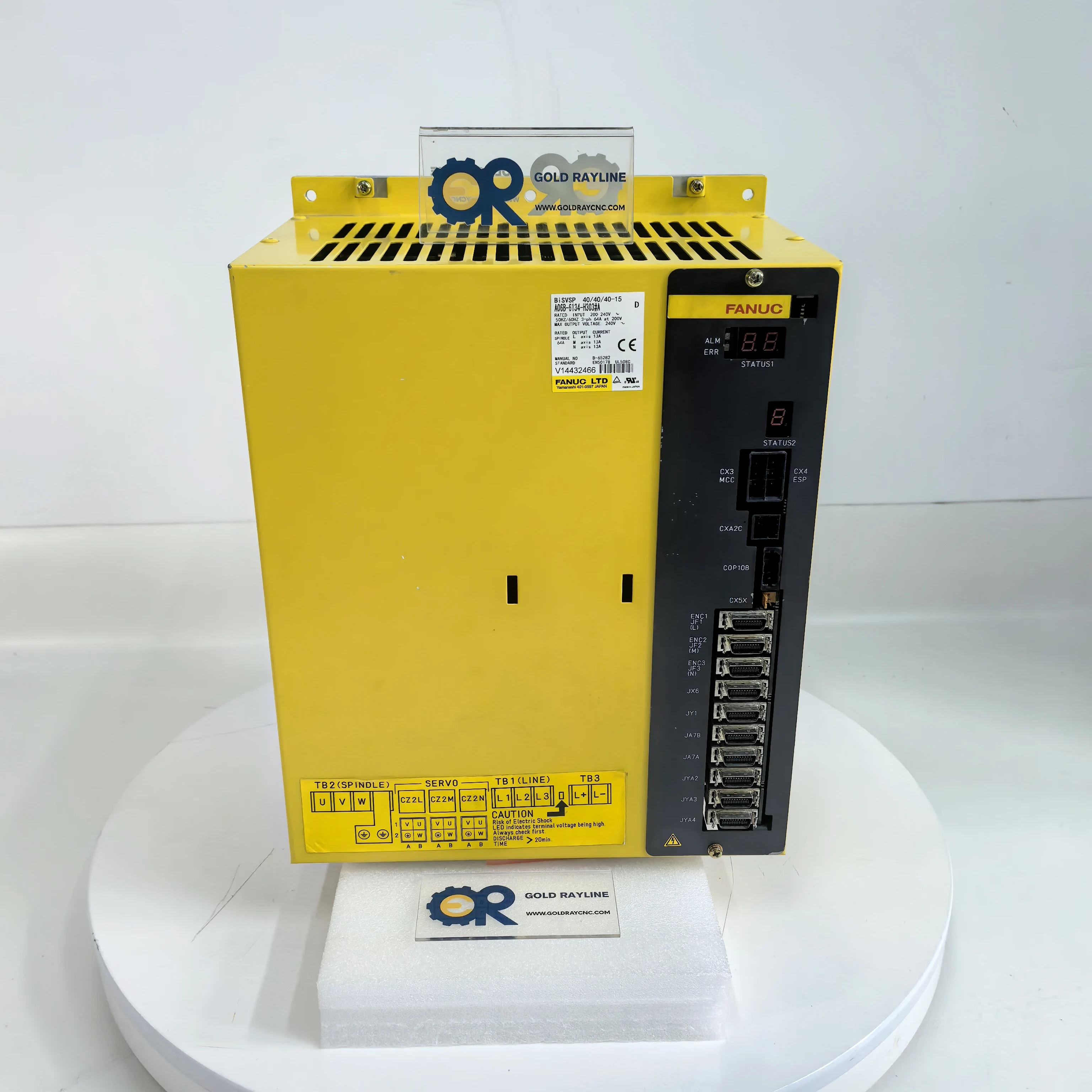 Сервопривод Fanuc A06B-6134-H303, протестирован, исправен, срочная доставка
Сервопривод Fanuc A06B-6134-H303, протестирован, исправен, срочная доставка