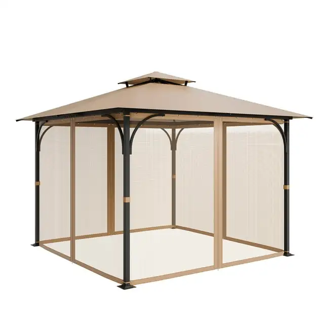 Gazebo Netting Replacement, Compatible with 10 x 10 x 7 FT Gazebo, Outdoor Mesh Sidewalls(Netting Only)
Gazebo Netting Replacement, Compatible with 10 x 10 x 7 FT Gazebo, Outdoor Mesh Sidewalls(Netting Only)