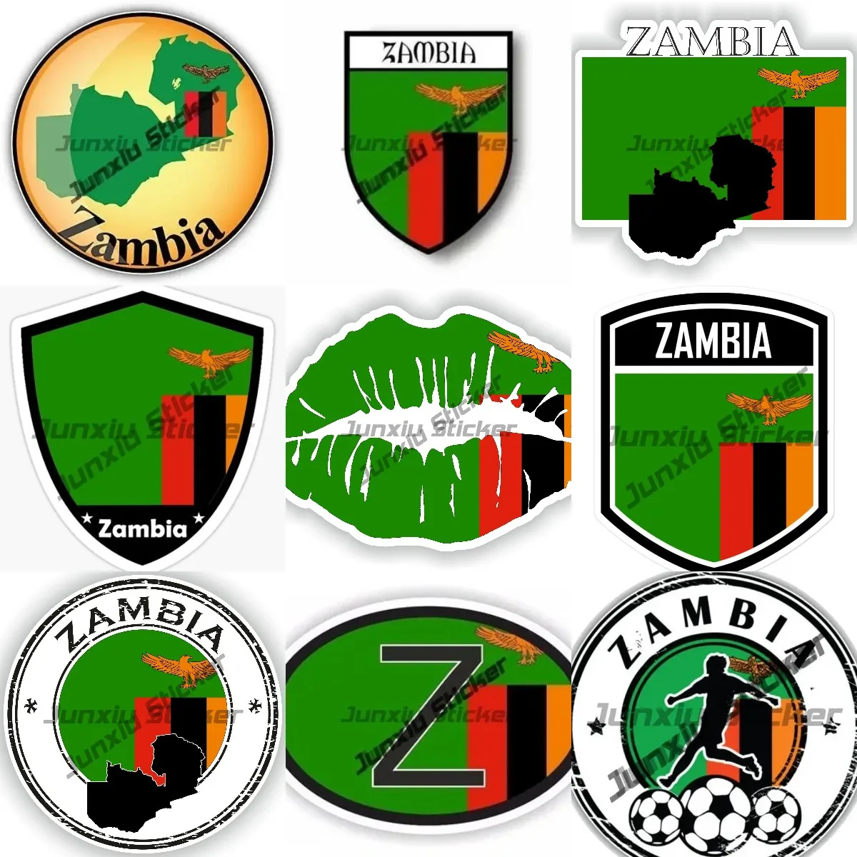 Zambia Sticker Coat of Arms Zambia Emblem Country Code Z Oval Sticker with Flag Stickers Cover Scratches Decoration High-Quality
Zambia Sticker Coat of Arms Zambia Emblem Country Code Z Oval Sticker with Flag Stickers Cover Scratches Decoration High-Quality