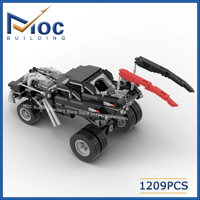 MOC Building Blocks Classic Movie Series Mad Chariot Model Super Racing Car Vehicle DIY Technology Bricks Toys Creative Gifts
MOC Building Blocks Classic Movie Series Mad Chariot Model Super Racing Car Vehicle DIY Technology Bricks Toys Creative Gifts