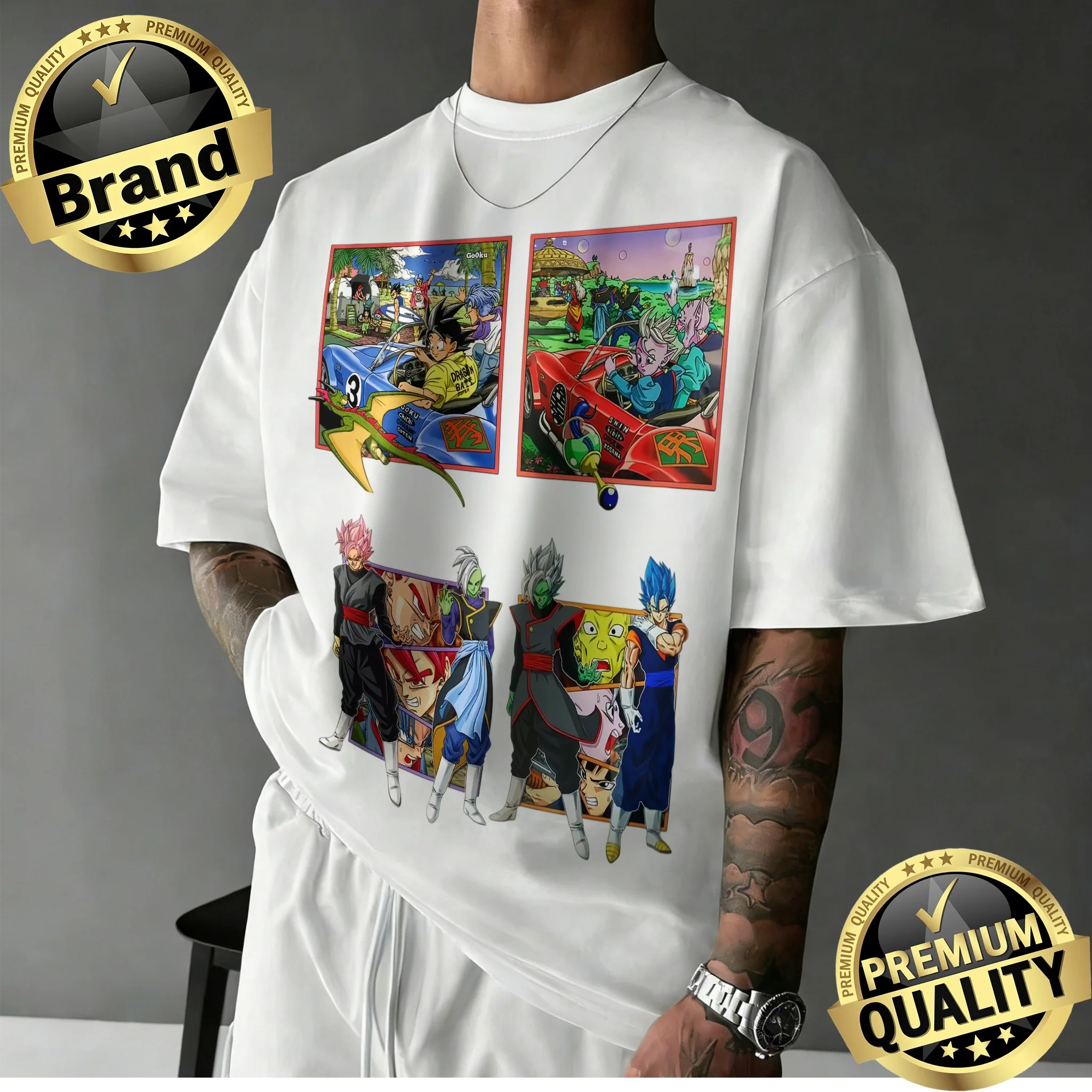 Новинка 2026: Футболка оверсайз в стиле ретро с принтом Dragon Ball | Повседневная футболка из 100% хлопка с ретро-графическим принтом Multiverse для всей семьи
Новинка 2026: Футболка оверсайз в стиле ретро с принтом Dragon Ball | Повседневная футболка из 100% хлопка с ретро-графическим принтом Multiverse для всей семьи