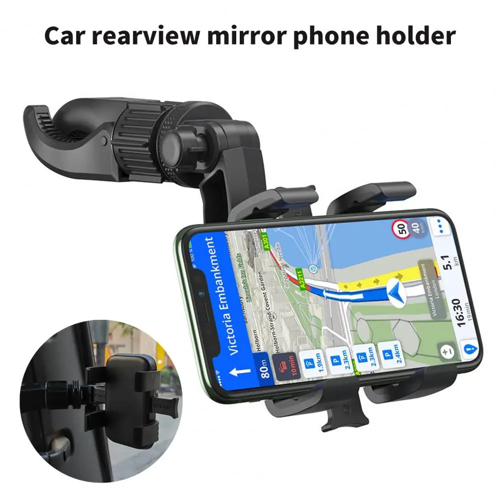 Car Bracket Mobile Phone Holder ABS Phone Mount Universal 360 Degree Rotation Rearview Mirror Phone Holder Car Accessories
Car Bracket Mobile Phone Holder ABS Phone Mount Universal 360 Degree Rotation Rearview Mirror Phone Holder Car Accessories